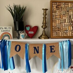 Baby’s 1st Birthday High Chair Banner